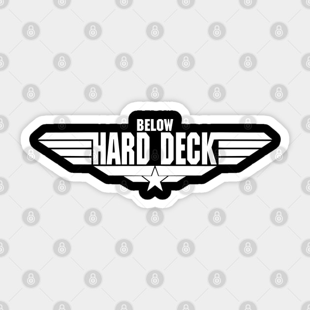 Top Gun Maverick Below Hard Deck Sticker by ArtIzMuzikForTheEyez